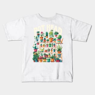 Funny Succulent, House Plants, Cactus Garden Lovers Pun Kids T-Shirt